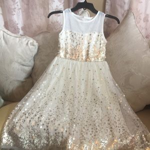 Sequined girls formal
